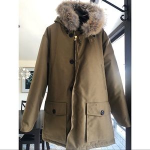 NWT Woolrich Men’s Arctic Anorak SZ Large with fur